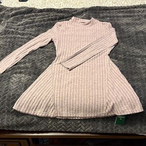 HALARA Blush Ribbed Knit Dress